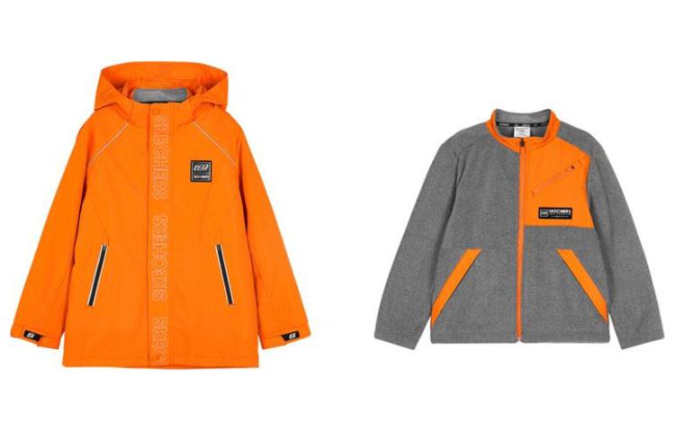 (GS) Skechers Woven Hooded Knitted Hooded Suit 'Multi-Color' P421B008