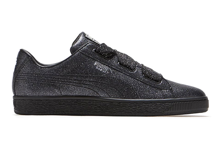 PUMA BASKET HEART HOLIDAY GLAMOUR JR 'Black' 367630-02