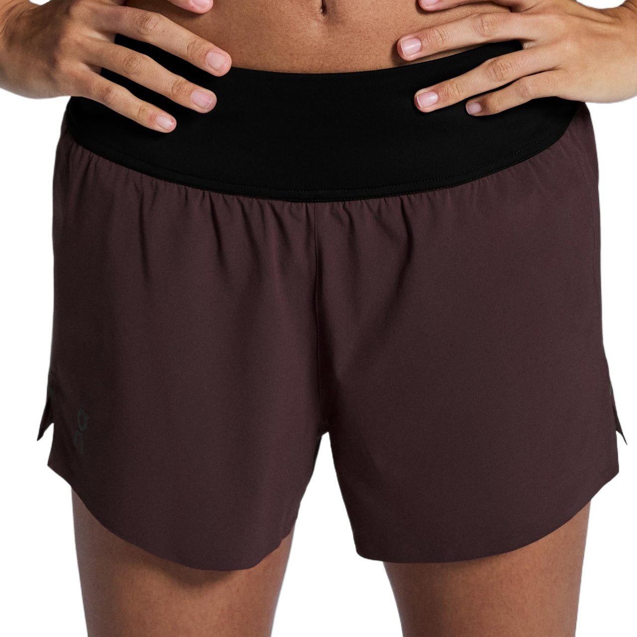 (WMNS) On Running Running Shorts 'Dark Red' 1WE11950398