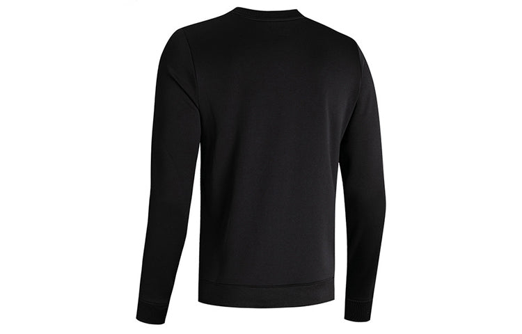 (WMNS) Under Armour Metallic Round-neck Swea Black 1361946-001