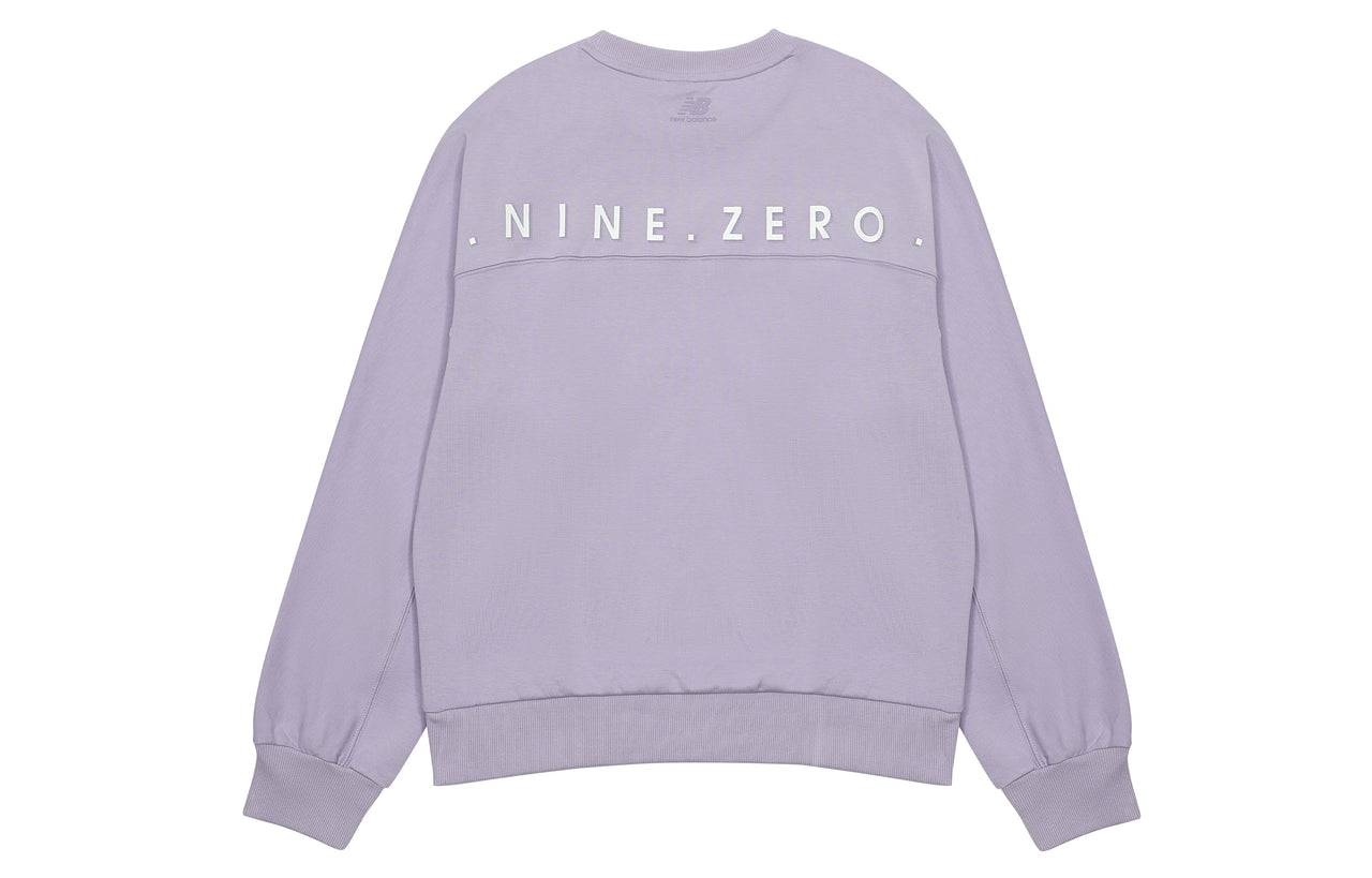 (WMNS) New Balance Logo Sweatshirt Asia Sizing 'Purple' 5CC39752-DV