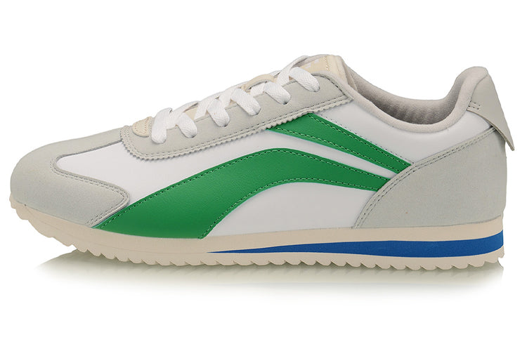 Li-Ning 3K Classic Retro Casual Sports Shoes 'White Grey Green' AGCQ019-1