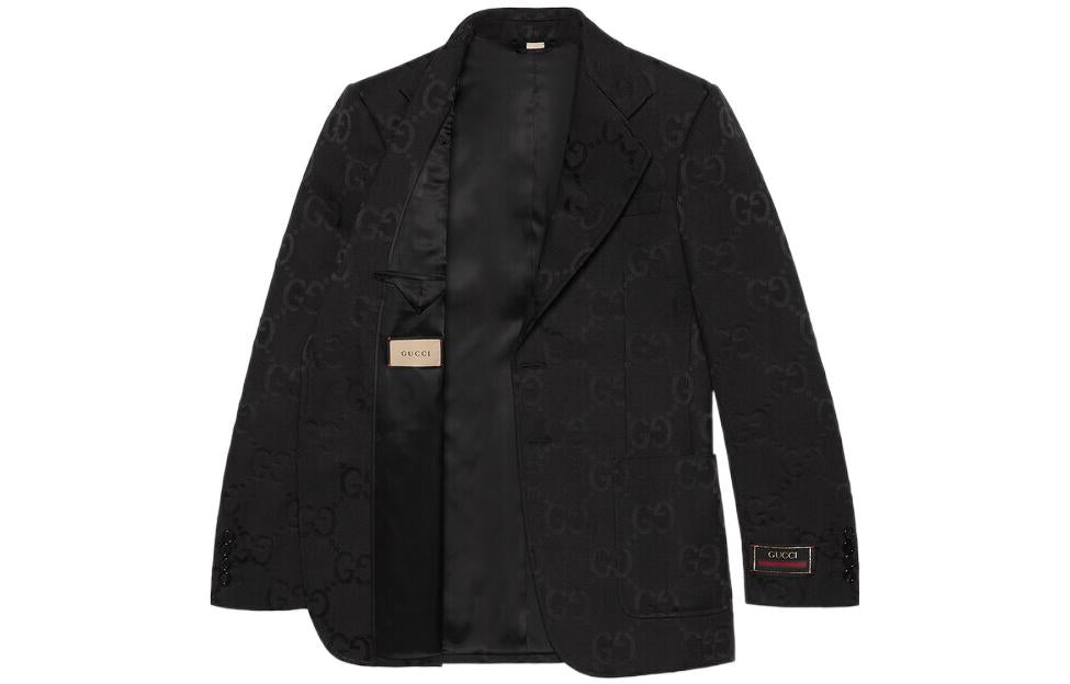 Gucci Jumbo GG Canvas Jacket 'Black' 680759-ZAHT6-1000