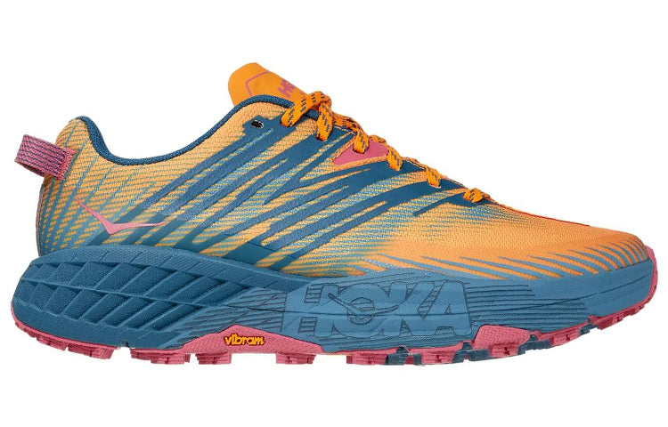 (WMNS) HOKA ONE ONE Speedgoat 4 Low 'Blue Orange' 1106527-SPNB