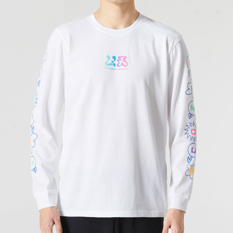 Under Armour Wordmark Heavyweight Long Sleeve 'Floral' 1375095-100