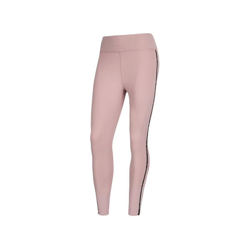 (WMNS) Skechers Sports Knitted Fitness Leggings 'Black Pink' P421W026