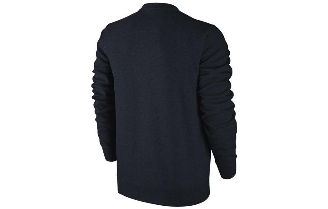 Nike Splicing Round Neck Long Sleeves Hoodie Men's Black 679405-011