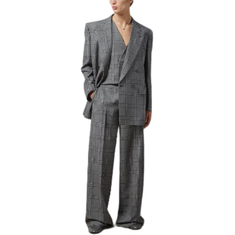 Gucci Horsebit Check Wool Jacket 'Grey Black' 781621-ZAOPD-1016