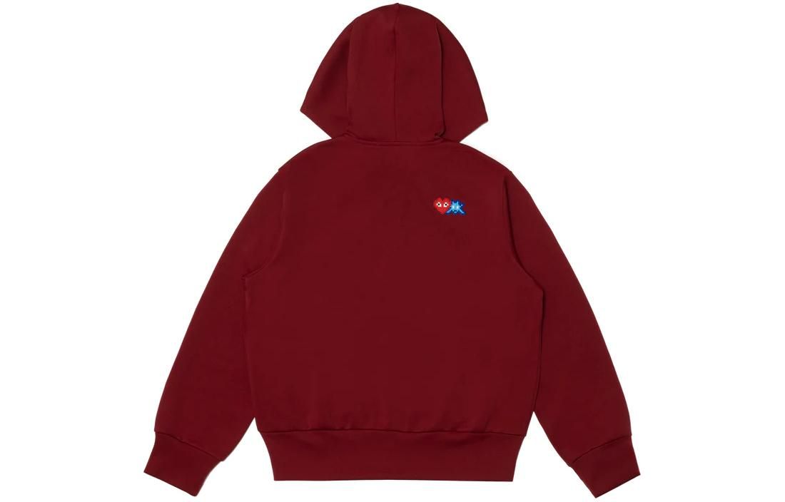 (WMNS) COMME des GARCONS PLAY FW25 x Invader Zipped Hoodie 'Red' AZ-T333-051-2