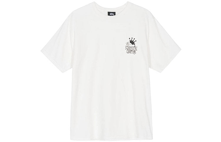Stussy Kingston Tee Short Sleeve Unisex White 1904440-NATURAL