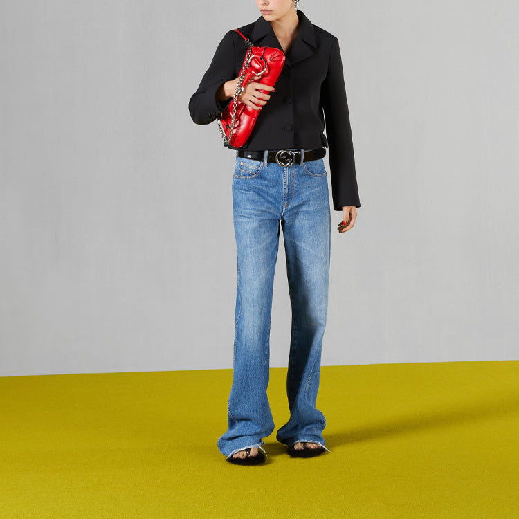 (WMNS) Gucci Denim Pant 'Blue' 764349-XDCSG-4447