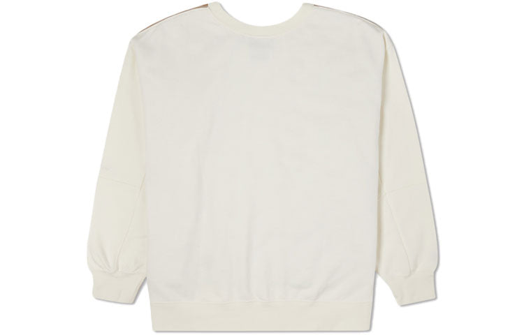 Converse Shapes Quilted Crew Sweatshirt 'Beige' 10022373-A02