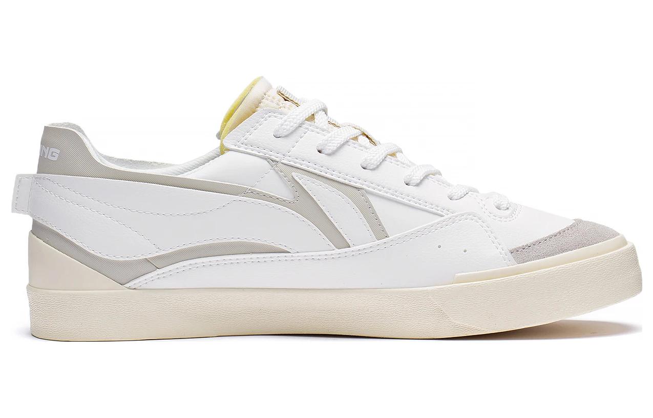 Li-Ning Fashion Skate Shoes 'White Grey' AGCT161-1