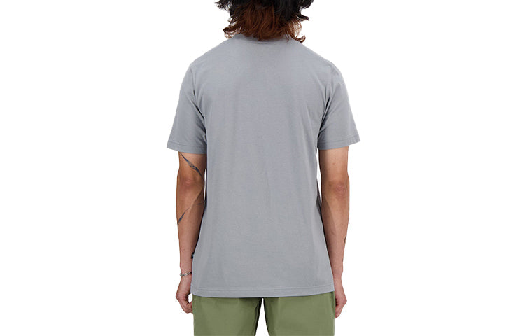 New Balance Sport Essentials Poster T-shirt Asia Sizing 'Grey' MT41595-YST
