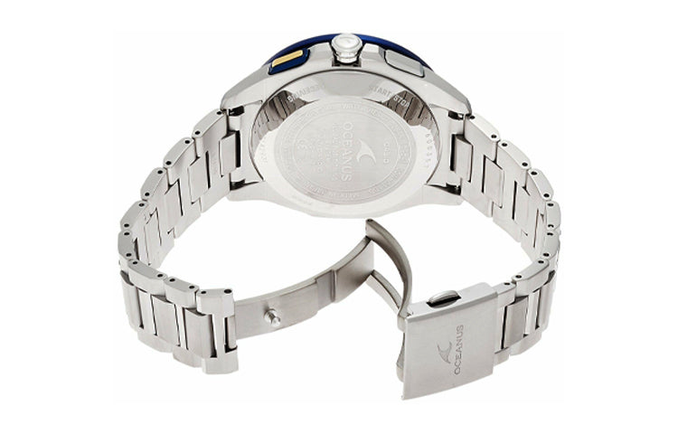 Casio Oceanus Fashion Sports Analog Watch 'Marine Blue Silver' OCW-G1100TG-1A2021