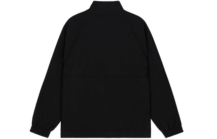 New Balance Alphabet Pattern Solid Color Jacket Black AMJ13362-BK