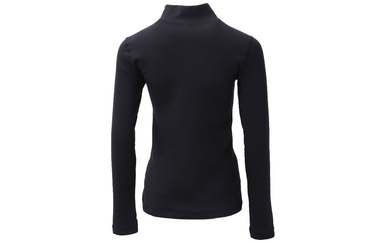 (WMNS) Nike Pro Quick Dry Stand-up Collar Sweateshirt Black CU4330-010