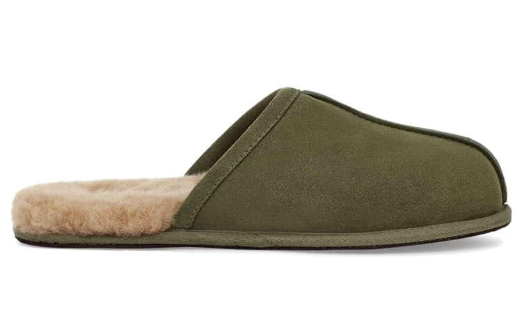 UGG Scuff Slipper Fleece Lined Olive Green 1101111-BTOL