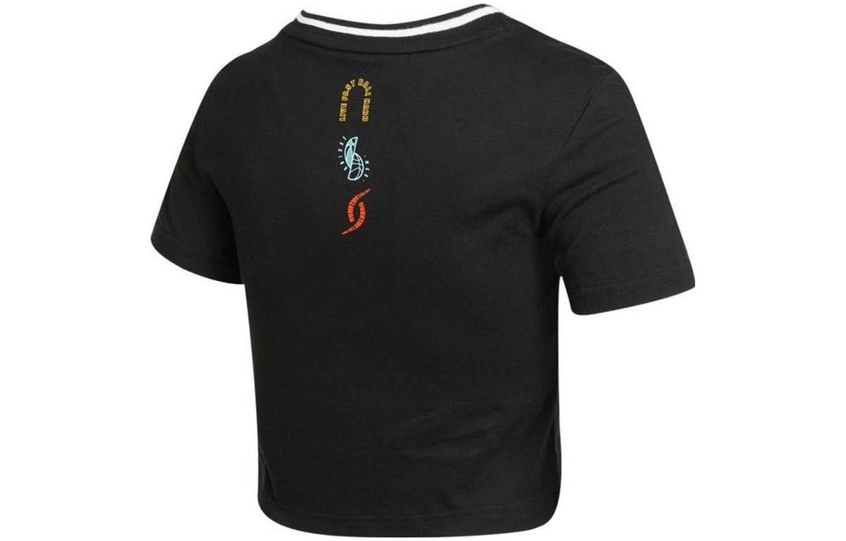 (WMNS) adidas Neo Basketball T-Shirts 'Black' HM1987
