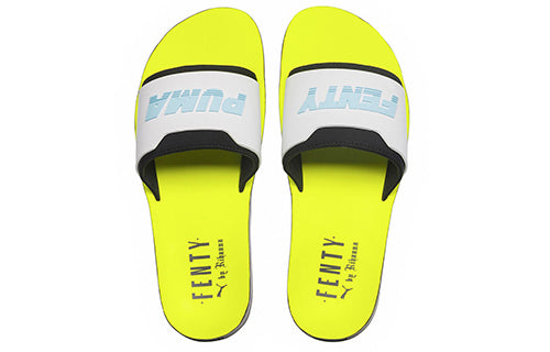 (WMNS) PUMA Fenty x Surf Slide 'Safety Yellow' 367747-02