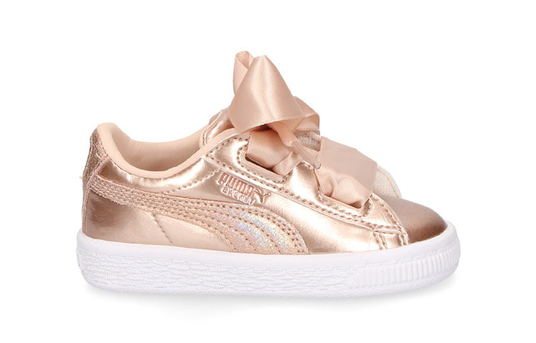 (TD) PUMA Basket Heart Lunar Lux 'Creamed Tan' 365995-02