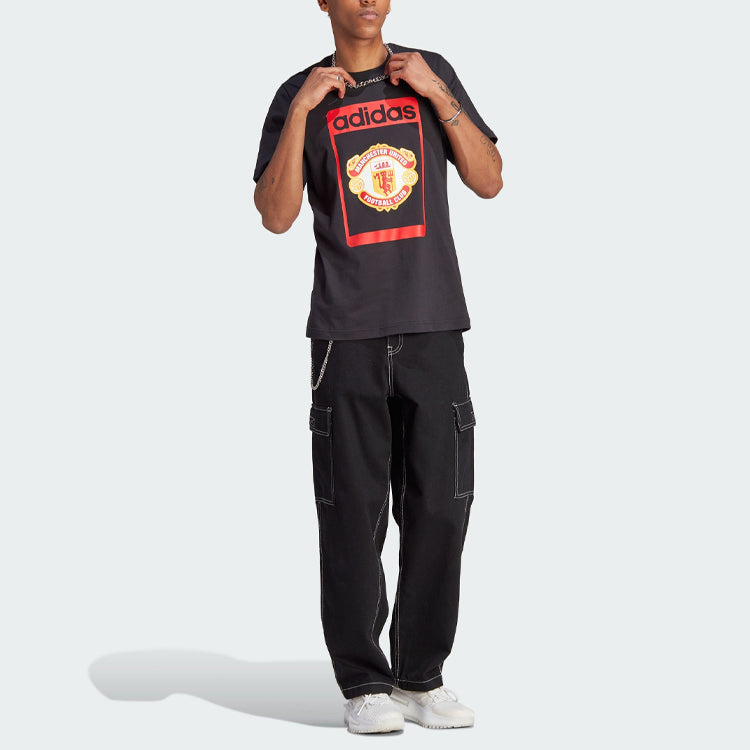 adidas Manchester United OG Graphic T-shirt Asia Sizing 'Black' IP5551