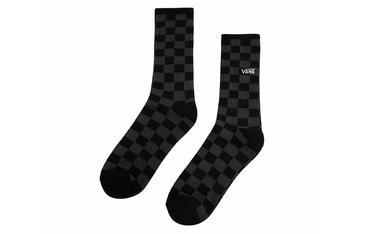 Vans Checkerboard Crew II Socks 'Black White' VN0A3H3NBA5