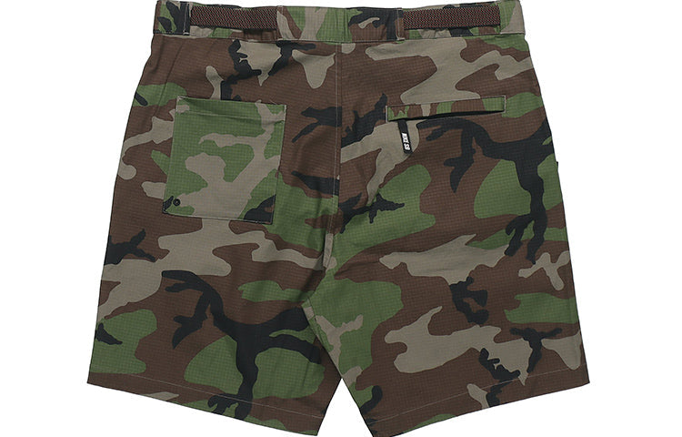 Nike Big Pocket Camouflage Straight Woven Shorts Green Camouflage AT9882-222