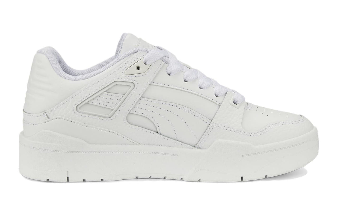 (GS) PUMA Slipstream Leather 'Triple White' 387826-02