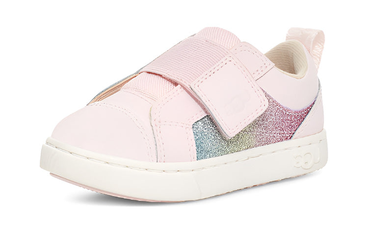 (TD) UGG Rennon Low Shoe 'Seashell Pink Rainbow Glitter' 1124873T-SPRGL