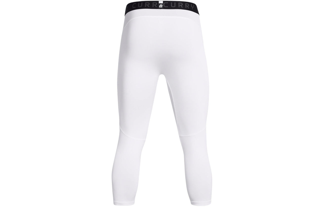 Under Armour Curry Brand 3/4 Comp Leggings 'White' 1379828-100