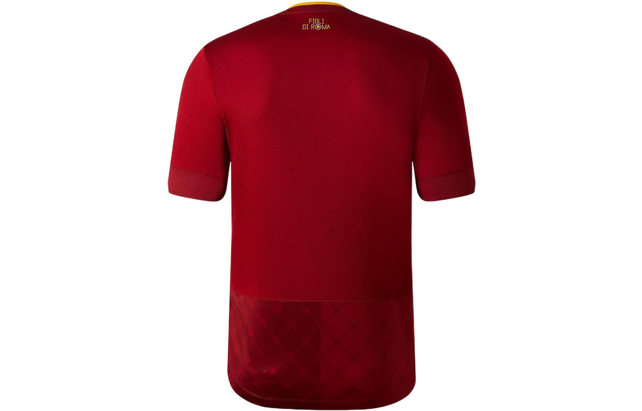 New Balance 22/23 As Roma Home Jersey Asia Sizing 'Burgundy Yellow' MT231244-HME