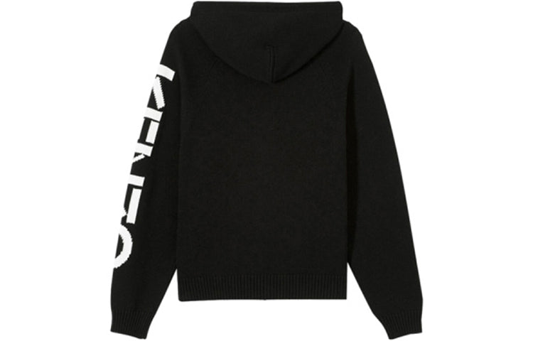 KENZO Logo Printing Jacket Coat Male Black F965CA2003BA-99