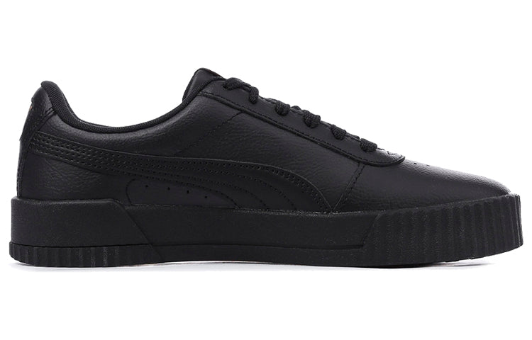 (WMNS) PUMA Carina Leather 'Black Gold' 370325-08