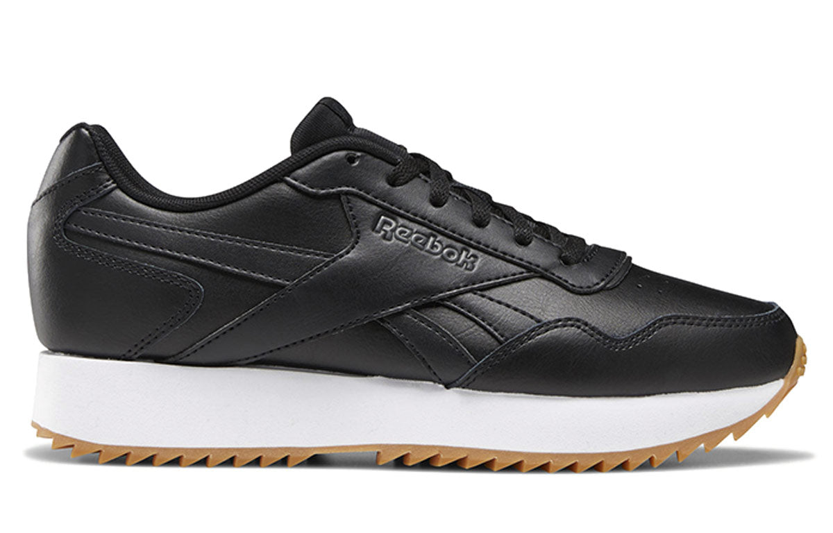 (WMNS) Reebok Royal Glide Ripple Double 'Black White' DV6674