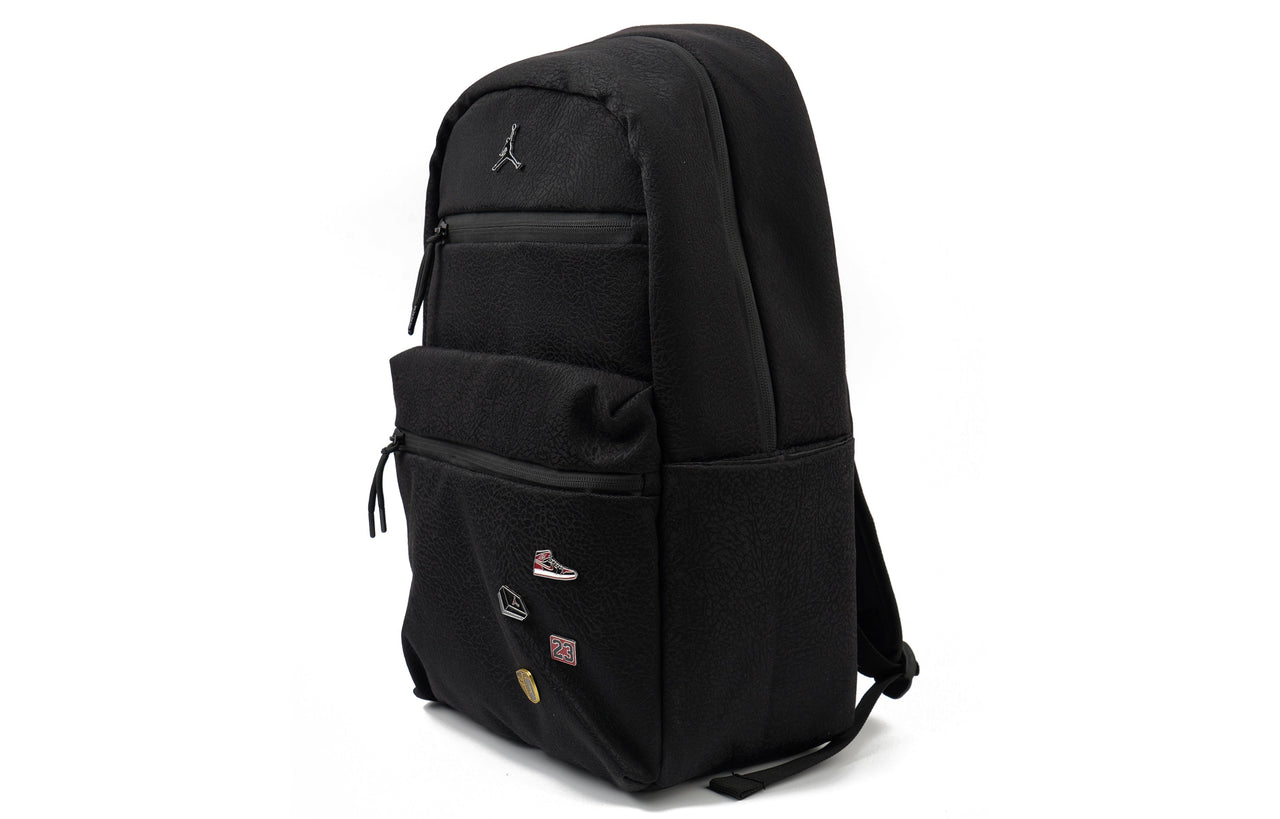 Air Jordan Pin Backpack 'Black' 9A0090-023