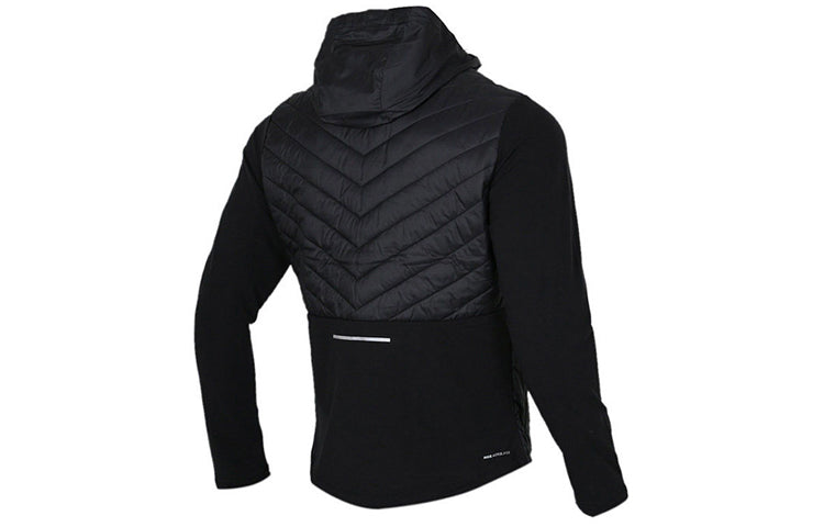 Nike Woven hooded Stay Warm Casual Sports Jacket Black CJ5475-010