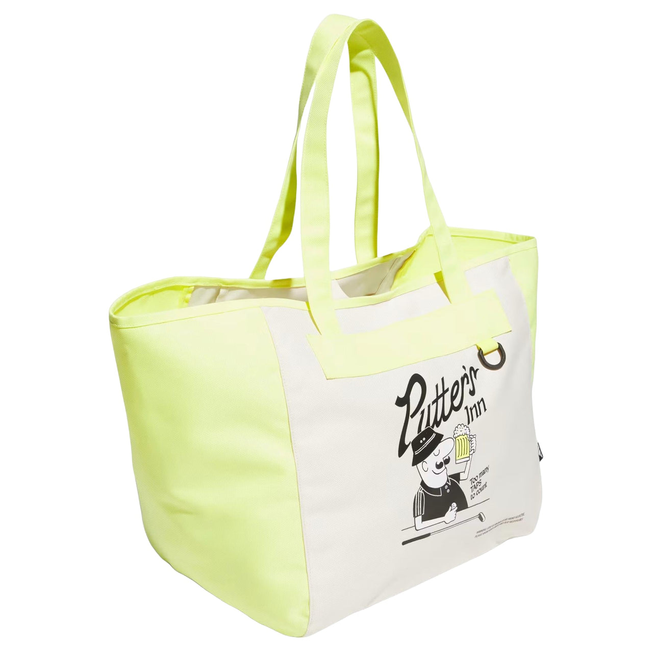 adidas Chip Big Tote Bag 'Wonder White Frozen Lemon' KF9412