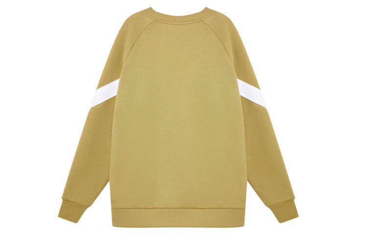 New Balance Athletics Logo-Print Sweatshirt Asia Sizing 'Brown' AMT11326-BEI