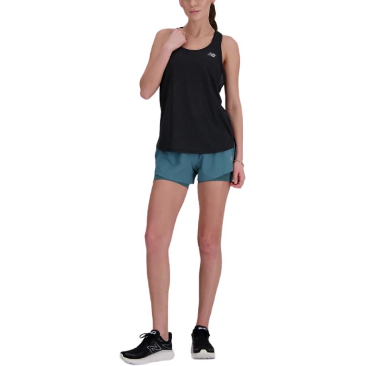 (WMNS) New Balance Athletics Tank Asia Sizing 'Black' WT41250-BKH