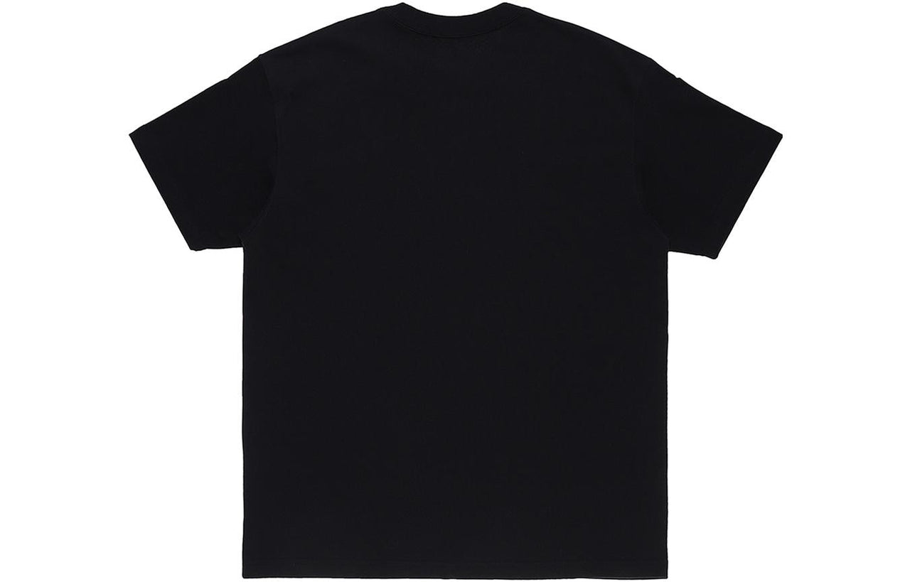 Men's Nike Logo Alphabet Printing Round Neck Short Sleeve Black T-Shirt DM2350-010