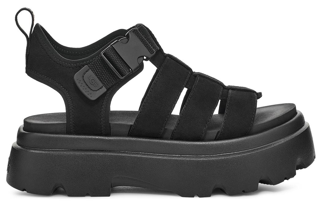 (WMNS) UGG Cora Sandal 'Black' 1152698-BLK