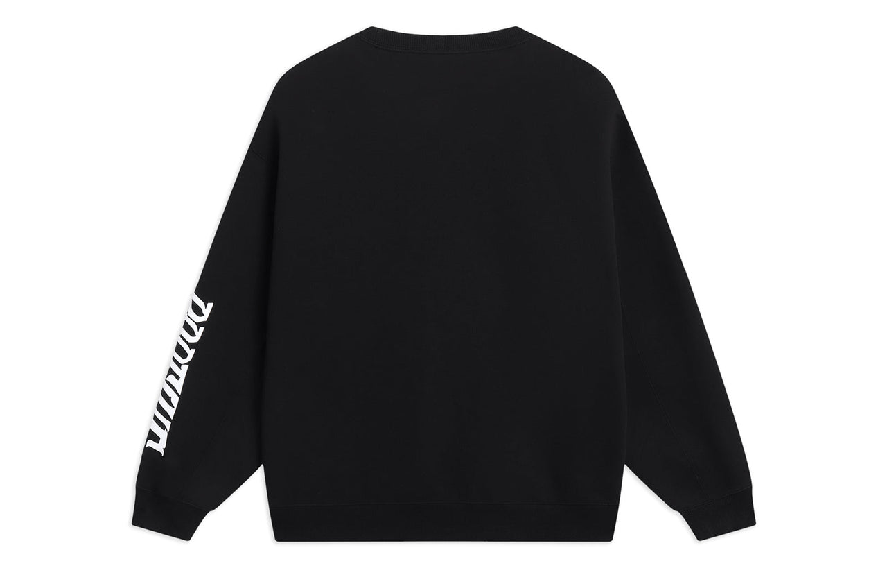 Li-Ning Crew Neck Pullover 'Black' AWDT087-4