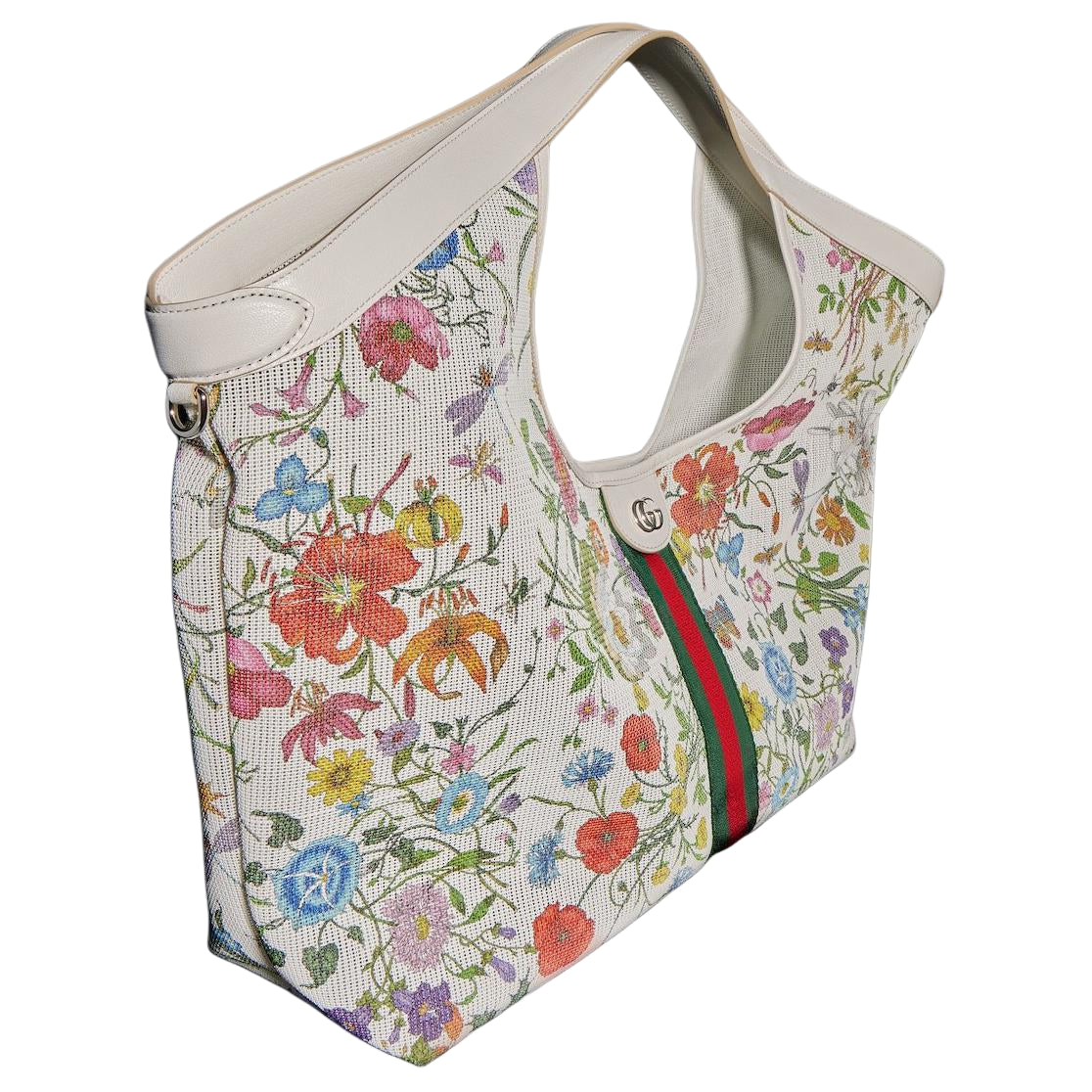 (WMNS) Gucci Giglio Flora Large Tote Bag 'White Multicolor' 853971-FAGDB-9564