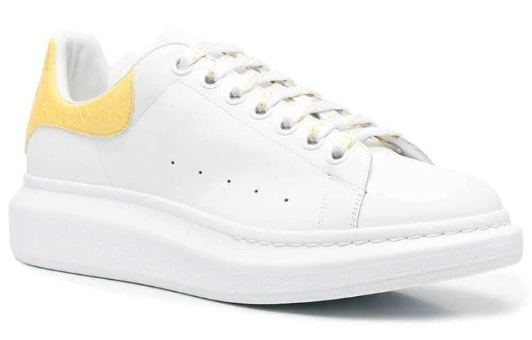 Alexander McQueen Oversized Sneaker 'White Yellow Crocodile' 625162WIBNG9988