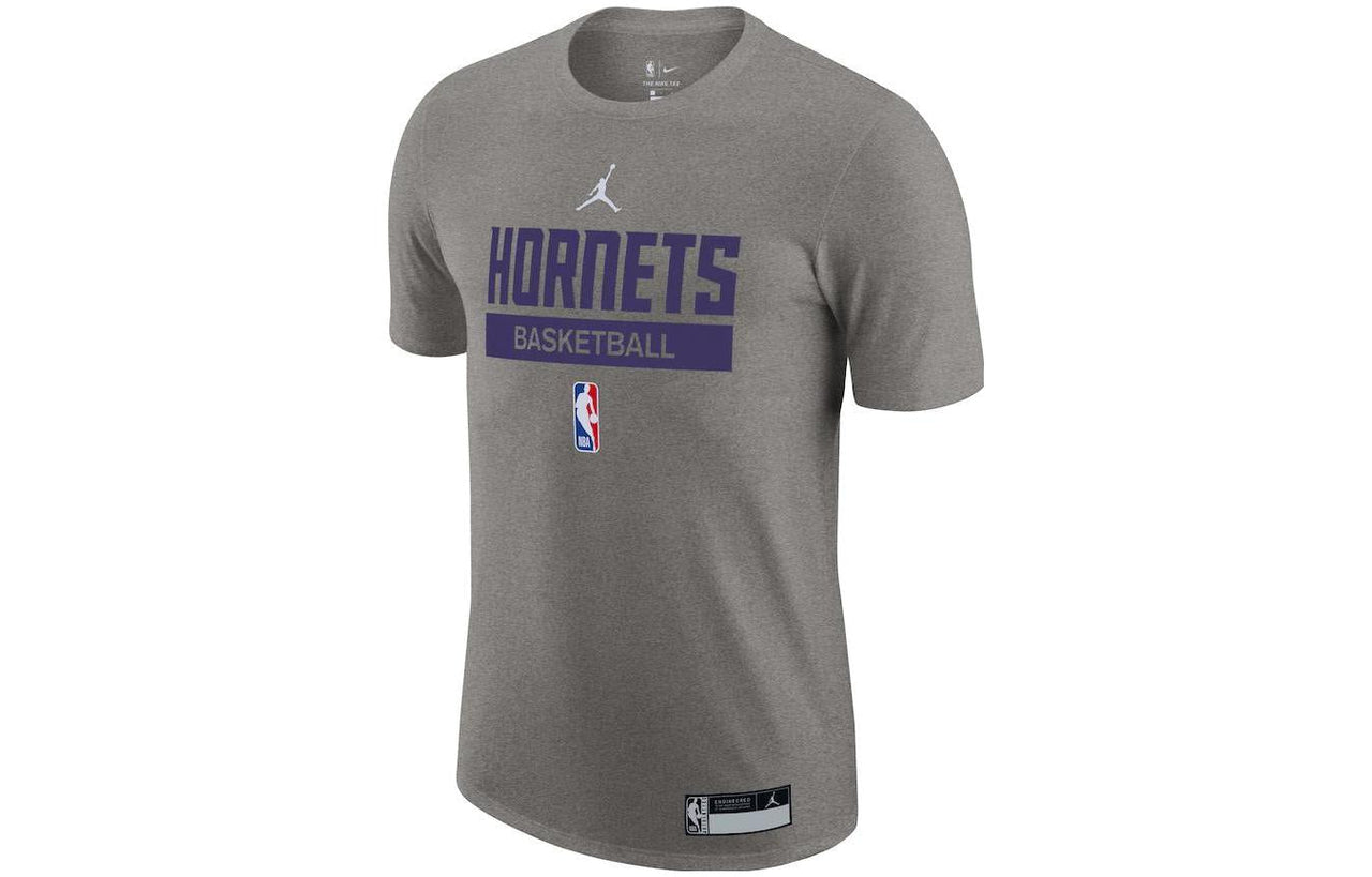 Air Jordan x NBA Charlotte Hornets T-Shirt 'Grey' DR6455-063
