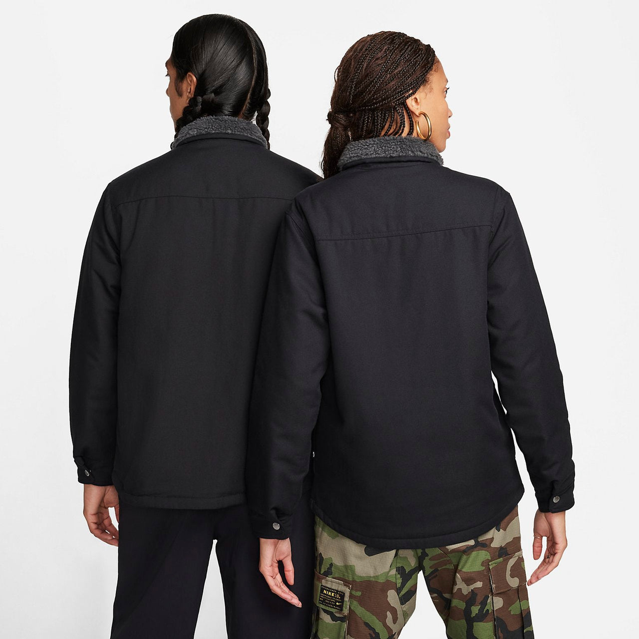 Nike SB Padded Flannel Skate Jacket 'Black Anthracite' FQ0512-010
