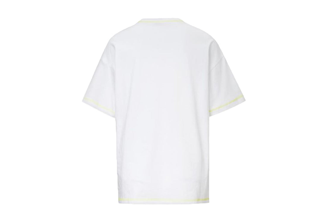 (WMNS) Converse Sports Loose Casual Short Sleeve White 10018923-102
