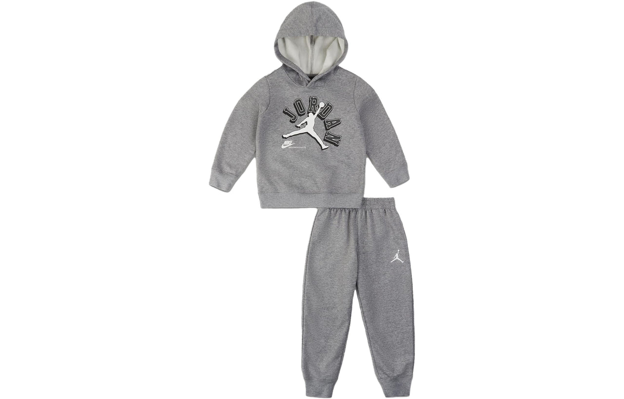 (TD) Air Jordan 23 Jumpman Fleece Hoodie Pants Set 'Grey' FZ1779-091