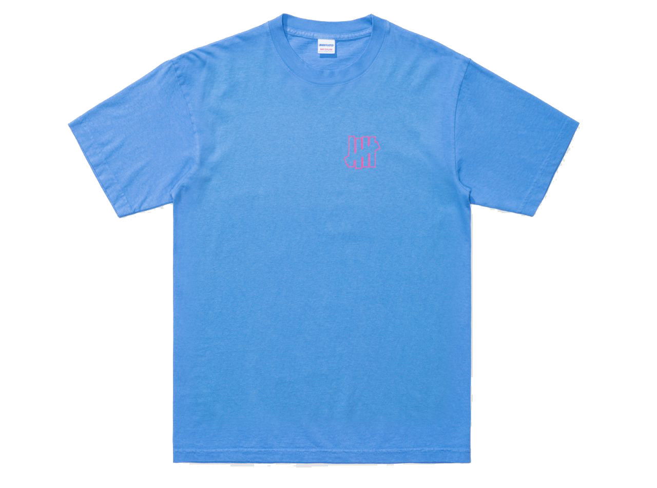 UNDEFEATED ICON S/S TEE Back Large Logo Short Sleeve Unisex Blue 80103-BIUE
